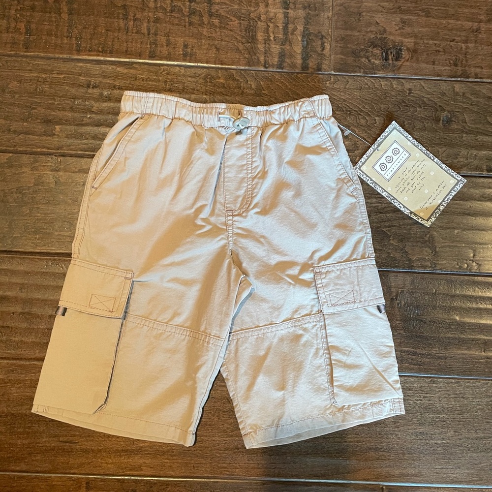 Boys Khaki Cargo shorts